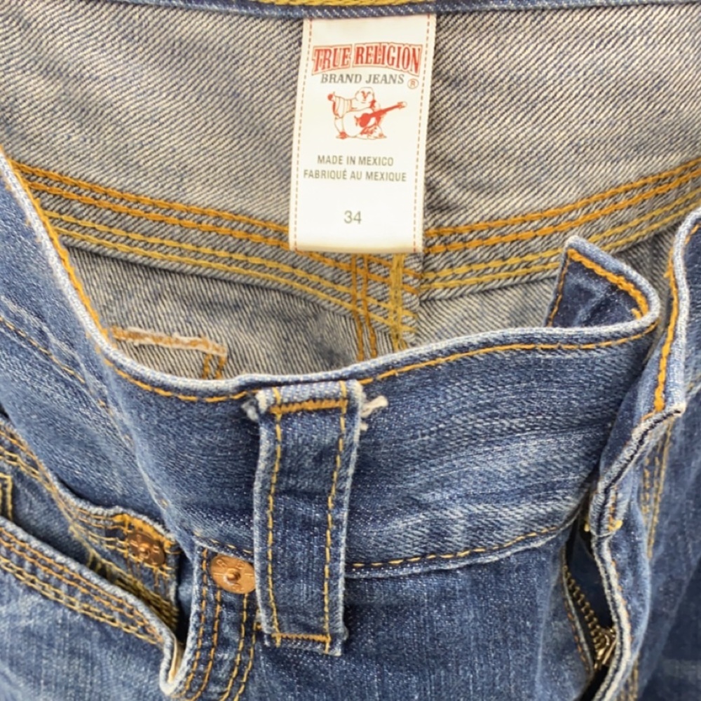 True Religion world tour straight fit jeans in good condition